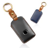 Estuche De Cuero Genuino Para Llaves De Coche Compatible Con Mazda Protector De Llave Japonés Accesorios De Decoración Para Automóviles Apta Para Llaves De 3 Y 4 Botones - details 1