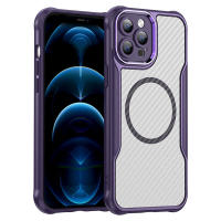 Funda de teléfono magnética de Fibra de Carbono Delgada para iPhone 16, 15 Plus, 14, 13 Pro Max, TPU, PC, Funda a prueba de Golpes - details 6