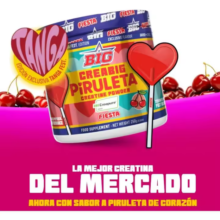 Creabig Fiesta Piruleta Creapure (250 gr) BIG NUTRITION - 1