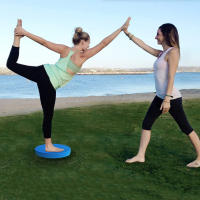 Almohada De Equilibrio No Esmerilada Para Yoga Y Fitness Masaje Oval TPE Deporte Cojín De Equilibrio Suave Pedal - details 5