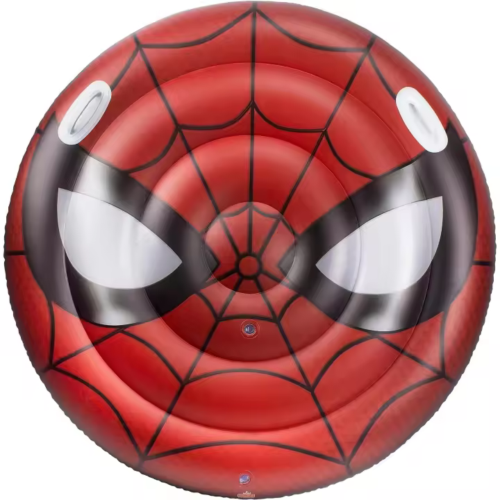 Colchoneta Hinchable Gigante Escudo con diseños exclusivos de Spiderman (3474) +REGALO Pelota Hinchable Playa Multicolor - 1