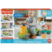 Fisher-Price tractor de la granja al mercado 4 en 1 multiidioma: portugues,ingles,italiano,español Mattel HRB83 - details 0