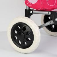 Ruedas De Carro De Compras 2Pcs Reemplazo De Rodillos Carro De Mano De 6.5 Pulgadas Diámetro Goma Espuma Antideslizante - details 12