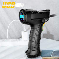 Bomba de aire con cable/inalámbrica para coche, compresor de aire portátil recargable, Digital, equipo de inflado de neumáticos automático, 120W - details 7