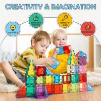Juego De Construcción Magnético Para Niños Bloques De Construcción Sensoriales Montessori Juguetes Magnéticos Para Bebés Regalo - details 7
