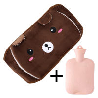 Set De 2 Fundas Para Botella De Agua Caliente De Terciopelo Para Menstruación Y Calentador De Manos Invierno Cubierta De Cintura Con Correa Para Hombres - details 25