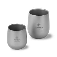 Tomshoo  De Titanio Aislada Para Camping Y Senderismo Vaso Doble Muralla Para Bebidas Resistente Al Agua Hervida Accesorio De Camping Esencial - details 0