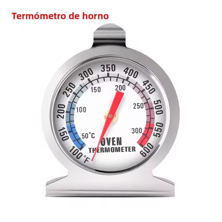 Termómetro De Cocina Accurado De Acero Inoxidable Para Horno Y Barbacoa Medidor De Temperatura Para Hornear Herramientas De Cocina - 1