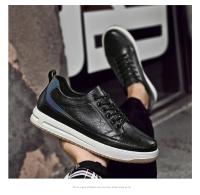 Zapatos De Cuero Para Hombre Con Alturas Aumentadas Suela De 6cm Casual Cómodos Elevador Comodidad Tamaño True Fit - details 9
