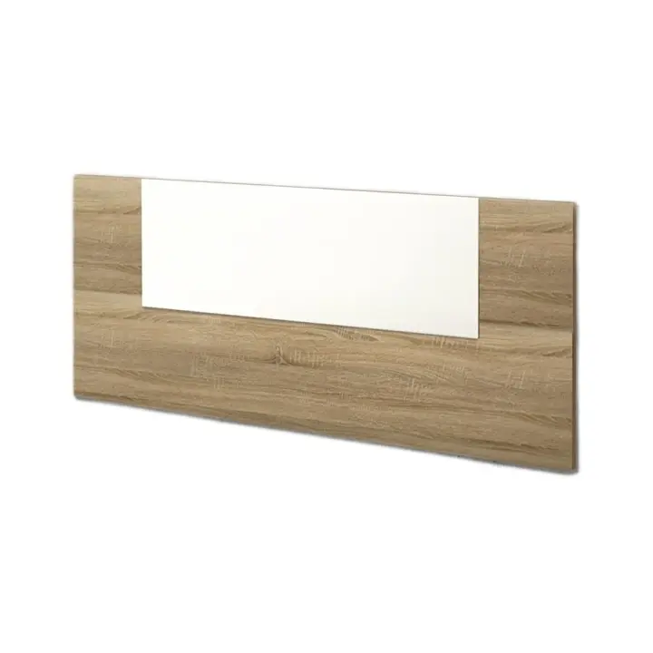 Cabecero individual de pared, roble-blanco, 110 cm - 1