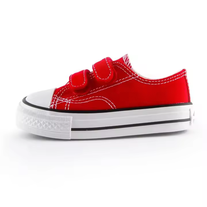 ANDY-Z AN1007 Rojo Zapatillas De Lona  con velcro  con puntera de goma - 1