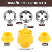 Herramienta De Hacer Tornillos PVC Para Taladro Eléctrico Kit Profesional De Hacedor De Tornillos Con 3 Herramientas De Tornillado Para Plomería - details 3