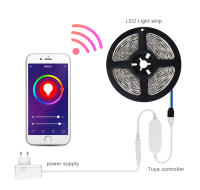 Controlador Inteligente De Luz LED RGB Para Casa Con WiFi Tuya Controlador De Cadena De Luces COB 12V EU US Plug Para Neón 5050/2835 - details 0