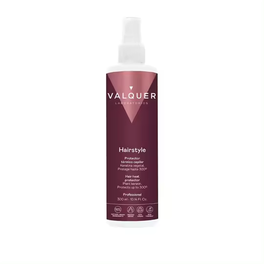 Valquer Laboratorios Valquer Protector Térmico Capilar 300ml - Keratina Natural - Sin Sulfatos Ni Parabenos - Tratamiento Pelo - 1