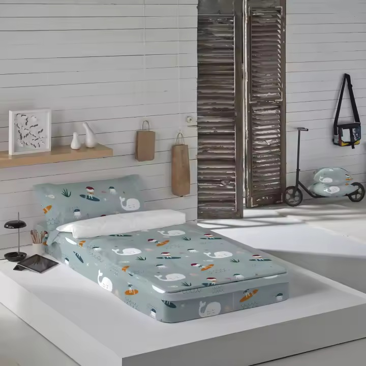 SACO NORDICO INFANTIL 100% ALGODÓN CON RELLENO SURF B HACIENDO EL INDIO FABRICADO EN ESPAÑA - 1