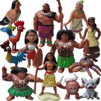 Set De Figuras De Acción Disney Moana 6/10pcs Con Demigod Maui Moana Waialiki Heihei Regalo De Cumpleaños Para Niños Modelo De Película - details 0