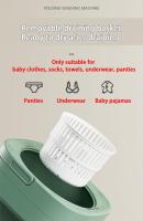 8L Portable washing machine, Camping washing machine, Mini washing machine for Washing  Clothes, Underwear(UK power) - details 1