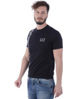 Emporio Armani EA7 Camiseta Algodón Hombre Negro 3 ZPT70PJ02Z 1200 - details 2