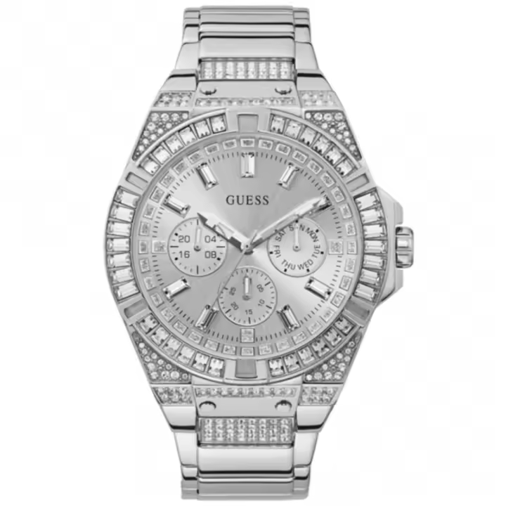 Reloj De Pulsera Guess Gw0209g1 Zeus Para Hombre Acero/piedras 50 - 1