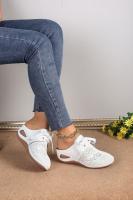 Nuevo Estill de Mulas de media Caña with Tiras y Tacones de cuña para Mujer, sandalias huecas de talla Grande, - details 7