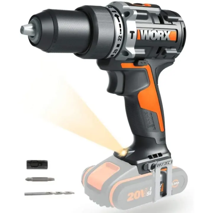 ATORNILLADOR PERCUTOR WORX WX352.9 (SIN BATERÍAS NI CARGADOR) - 1