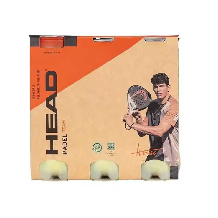 3 Botes De 3 Pelotas Head Padel - 1