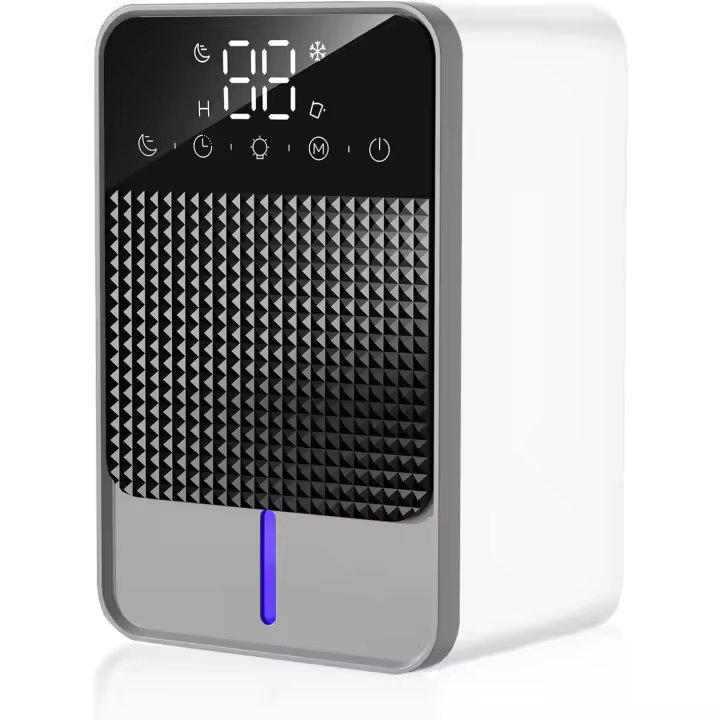 Deshumidificadores para baño, Deshumidificador Eléctrico, deshumidifador con Tanque de Agua de 1200 ml, deshumidificador Silencioso para dormitorio, Armarium, Caravan - 1