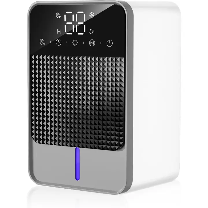 Deshumidificadores para baño, Deshumidificador Eléctrico, deshumidifador con Tanque de Agua de 1200 ml, deshumidificador Silencioso para dormitorio, Armarium, Caravan - 1