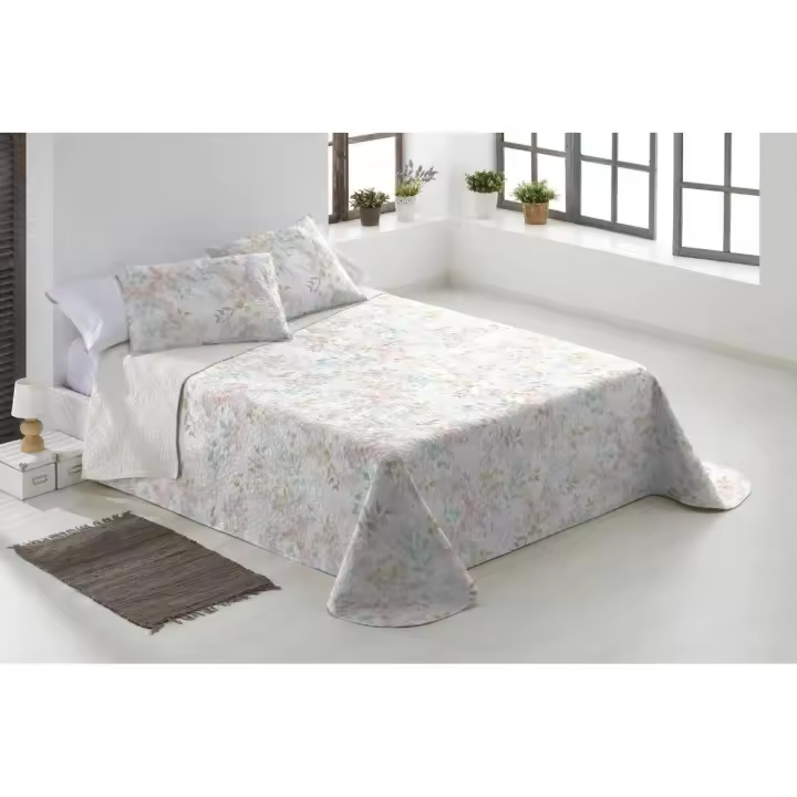 CISNE ROJO COLCHA BOUTI MODELO ZAIRA Cama 135 235 X 270 Cm + 2 Fundas - 1