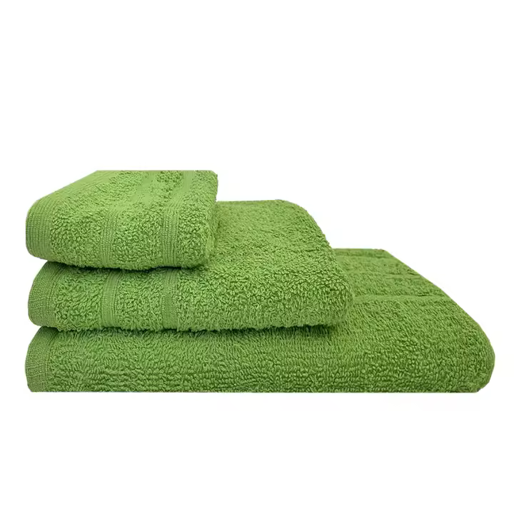 Acomoda Textil – Juego 3 Toallas de Baño 100 Algodón. Pack 3 Toalla Rizo con Cenefa 450 gr/m2, Toallas de Ducha, Lavado y Bidet Suave y Absorbente Para Aseo y Gimnasio. - 1