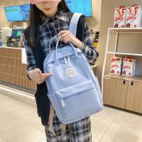 Mochila escolar portátil para adolescentes, bolsa de viaje de negocios, resistente al agua, de nailon, color negro, para mujer - details 10