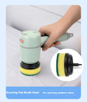 Cepillo De Limpieza Eléctrico Para Cocina Y Baño Cepillo De Lavado De Platos Recargable Inalámbrico USB Profesional Para Limpieza De Azulejos Y Lavabo - details 8
