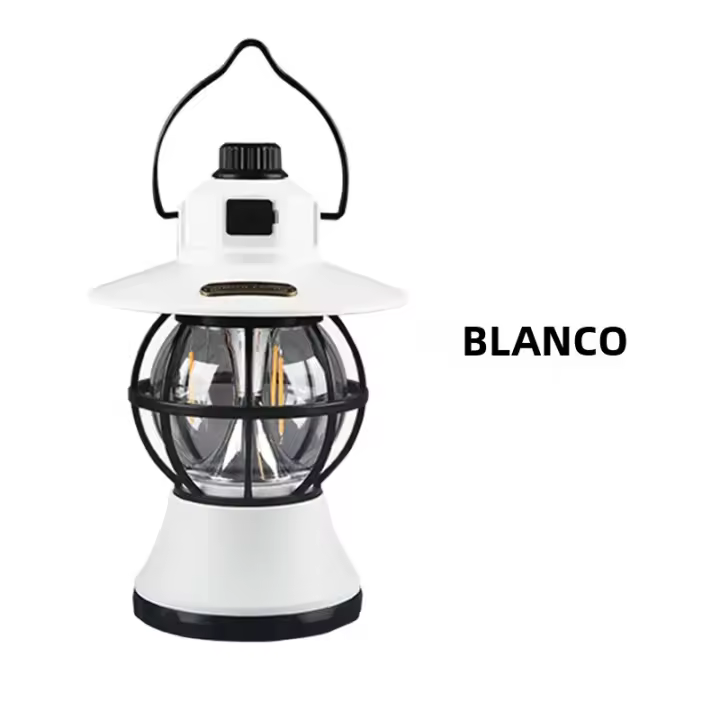 Lámpara De Camping Retro Impermeable Con Iluminación USB Tipo-C Luz De Inspección Portátil Para Pesca Y Exterior Regulable Sin Pasos - 1
