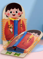 Tablero De Ocupaciones Montessori Para Niños Tablero De Juegos Educativos Tempranos De Madera Para Niños Pequeños Libros Sensory Práctica De Vestir Regalo - details 7