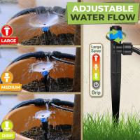 Emisores De Rociador Ajustable Para Riego Jardín 360° Flujo De Agua Para Tubo De 4/7mm Nozzle De Rociador Para Plantas - details 8