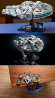 LEGO 75375 Star Wars Halcón Milenario Modelo de una nave estelar construible - details 0