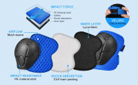 Juego De Protección Infantil 6 En 1 Con Guantes De Muñeca Antigolpes Para Ciclismo Y Patinaje Edad 3-7 Años Niños Y Niñas - details 1
