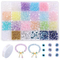 Kit De Hacer Pulseras Con Cuentas Redondas De 8mm Turquesa Tortuga Estrella Para Mujer Cuentas Sueltas De Marfil Para Joyería Y Manualidades - details 13