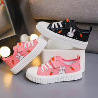 Zapatos De Lona Para Niños Y Niñas Negros Con Dibujos Ligeros Y Transpirables Antideslizantes Para Todas Las Estaciones Talla True Fit - details 1