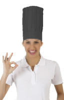 Gorro alto de Chef con tu nombre. Elige la opción que más te guste, gorro y delantal a juego. Ropa de cocina con tu toque personal. - details 2