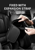 Protector De Consola Central De Coche Con Cubierta De Muñeca Y Bolsillo Lateral En PU Cuero Accesorios De Coche Para Adultos - details 8