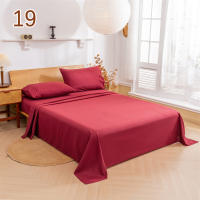 Juego De Cama Sólido Suave Y Acariciado Con Sábana Colchón Fundas Para Cama Twin Full Queen CA King 3/4 Piezas 100% Poliéster Fibra Técnica Básica Tejido De Brillo - details 23