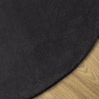 Alfombra vidaXL Negra Poliester 80 x 150 cm Antideslizante - details 3
