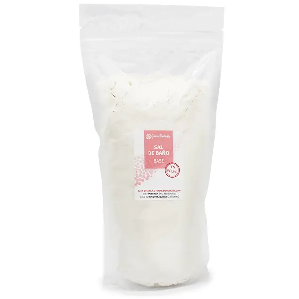 Sal de Baño en Polvo | Fórmula para Sales Efervescentes en Casa | Mejora la Circulación y Relaja Cuerpo y Mente con Minerales | Ideal para Baños Chispeantes - 1