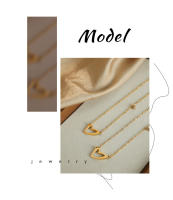 Encanto Joyería minimalista chapado en oro de acero inoxidable clásico Shell en forma de corazón collar de concha para mujer fiesta boda - details 0