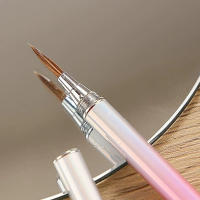 Cepillo De Uñas Con Mango De Metal Cabello De Mink Para Manicura Y Dibujos Con Gel UV Herramientas De Uñas Para Salon - details 9