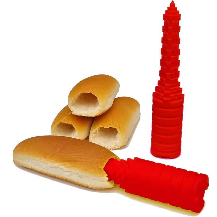 Perforadora de perrito caliente perfecto para asar y barbacoa, tamaño ideal para brats y otras salchichas - 1