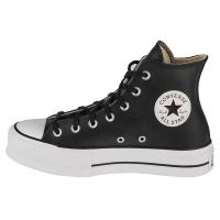 Zapatilla Converse Chuck Taylor All Star Platform Leather  Negra PIEL - 561675c - details 3