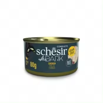 Schesir Lata After Dark De Pollo en paté Para Gatos 12X80GR - 1