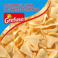 Grefusa  Pack PapaDelta Snack Sabor Jamón – Pack de 8 Bolsas Individuales de Patatas Triangulares – Aperitivo Crujiente – Ideal para Picar – Bolsa 73g x 8 - details 1